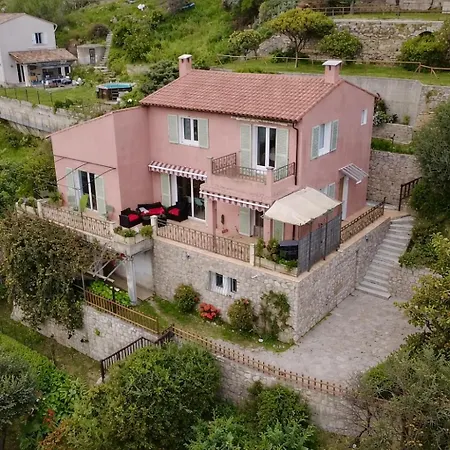 Villa Panoramique Vue Et Jardin-6 Personnes-menton *